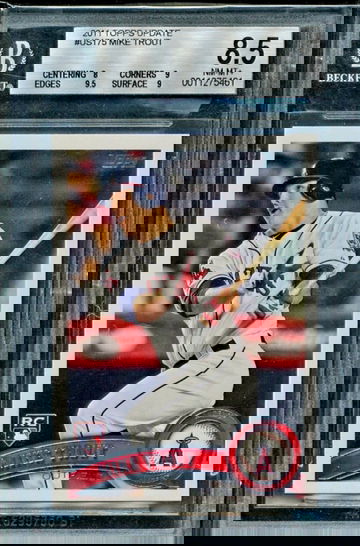 2011 Topps Update Mike Trout BGS 8.5