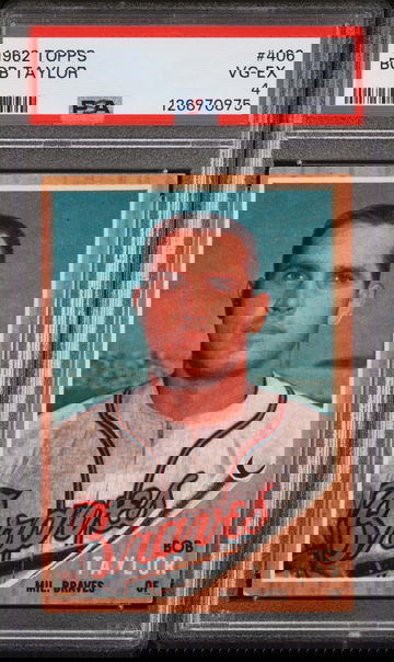 1962 Topps Bob Taylor #406 PSA 4