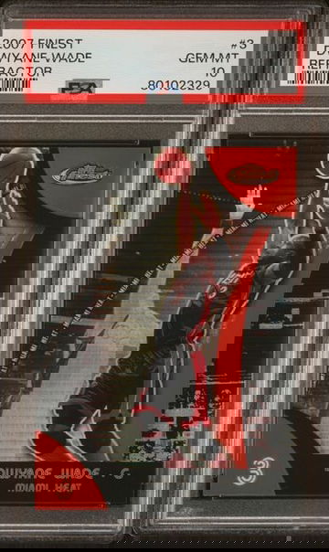 2007 Topps Finest Dwyane Wade Refractor #3 PSA 10 [BK-2A.45]