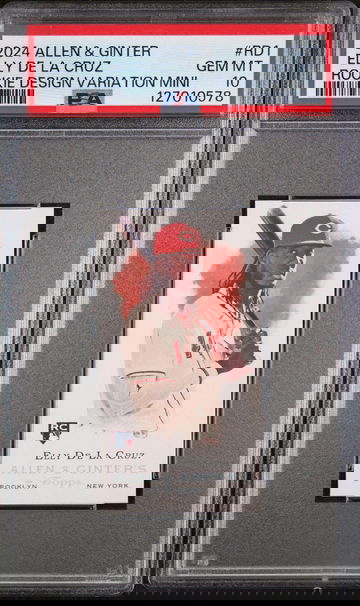 2024 Topps Allen & Ginter Rookie Design Mini Elly De La Cruz #RD-1 PSA 10