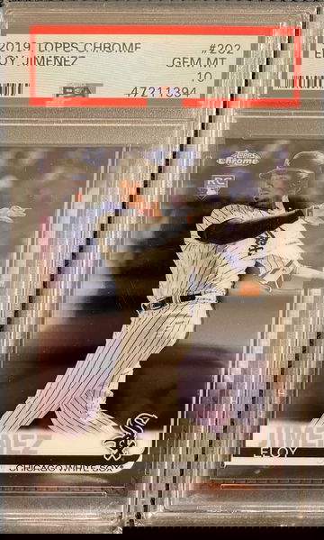 2019 Topps Chrome Eloy Jimenez #202 PSA 10 GEM MINT