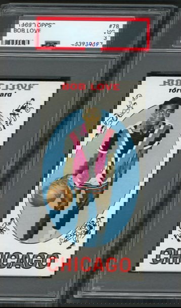 1969 Topps Jumbo Bob Love #78 PSA 3 [BK-3A.5]