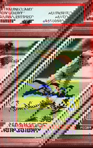 Ron Guidry Auto PSA/DNA Yankees