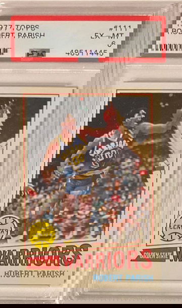 1977 Topps Robert Parish RC PSA 6