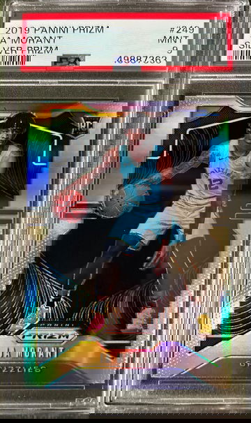 2019 Panini Prizm Ja Morant Silver Prizm PSA 9