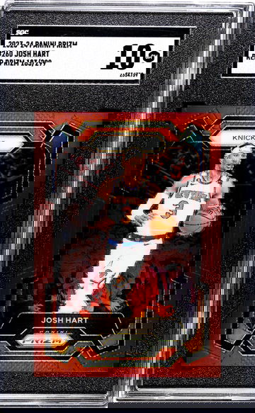 2023-24 Panini Prizm #260 Josh Hart Red Prizm /299 SGC 10