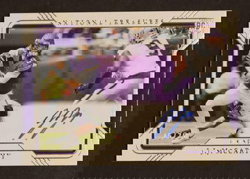 2023 Panini National Treasures RFP-JJM J.J. McCarthy National Treasures Rookie Minnesota Vikings Auto