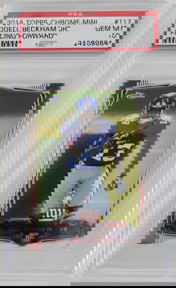 2014 Topps Chrome Mini Odell Beckham Jr.  #117A - Facing Forward PSA 10 GEM MT