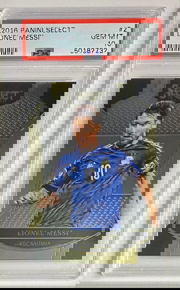2016 Panini Select Lionel Messi PSA 10
