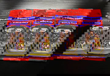 4 2020-21 Prizm Basketball Cello Fat Packs