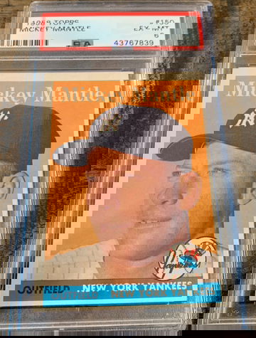 1958 Topps Mickey Mantle PSA 6