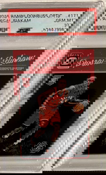 2016 Donruss Optic Pascal Siakam Rookie PSA 10 Raptors