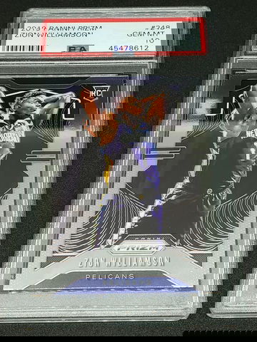 2019-20 Zion Williamson Prizm PSA 10 Rookie RC