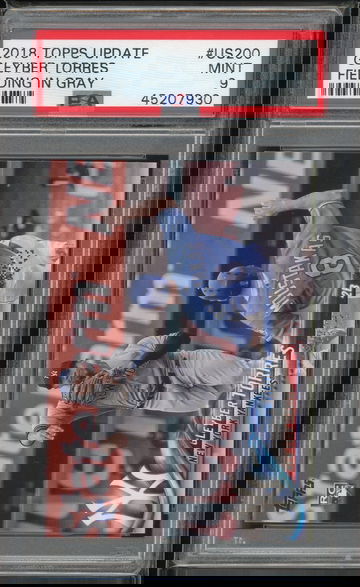 2018 Topps Update Gleyber Torres US200 SSP Throwing Variation