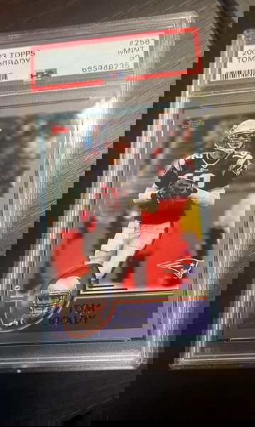 2003 Topps Tom Brady PSA 9