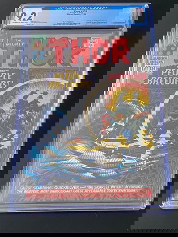 Thor 134 CGC 9.2!  Ow/w.  1st High Evolutionary and Man Beast!   GOTG3!!