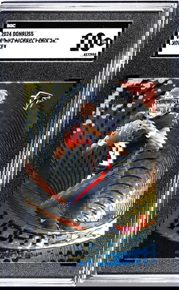 2024 Donruss #VOR-MPJ Michael Penix Jr. Vortex SGC 10