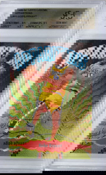 1998-99 Topps Chrome Kobe Bryant Apparitions Insert Card #A1 BGS 9.5 Gem Mint