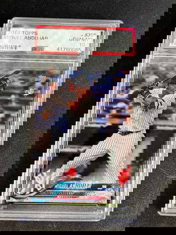 2018 Topps Miguel Andujar PSA 10