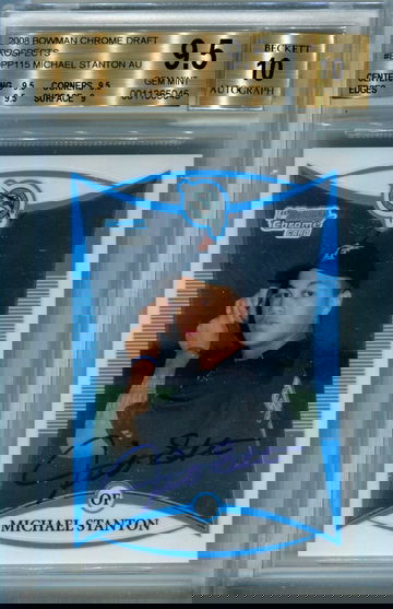 2008 Bowman Chrome Michael Stanton BGS 9.5 auto 10