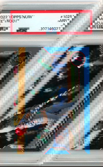 2022 Topps Now #1024 Mike Trout Blue PSA 9 MINT!