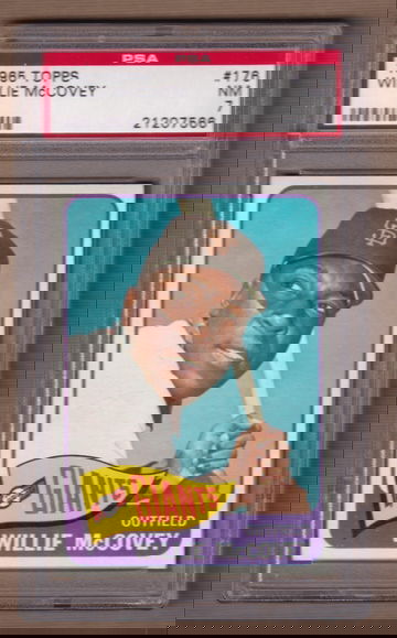 1965 Topps #176 Willie McCovey PSA 7