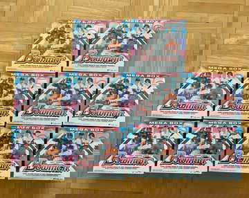 2021 Topps MLB Bowman Baseball Mega Box (Lot of 10)