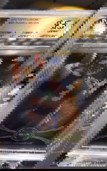 2012 Topps Chrome Russell Wilson 