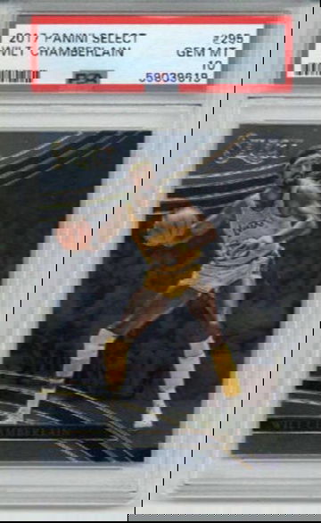 2017 PANINI SELECT #295 WILT CHAMBERLAIN CARD LAKERS PSA 10 LOW POP