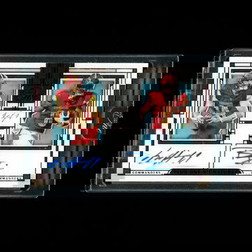 2023 Panini One Sam Howell Brian Robinson Jr. Dual Auto Commanders 1/1 #150