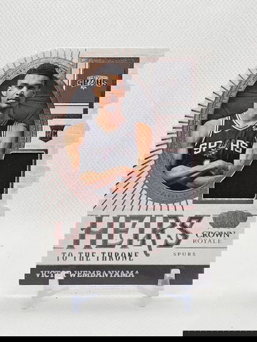 2023-24 Panini Crown Royale Victor Wembanyama RC Rookie Heirs To The Throne