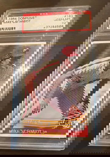 1984 donruss mike schmidt psa 10