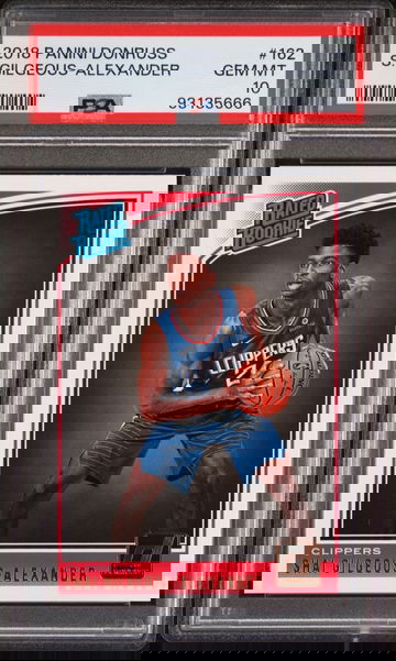 2018 Panini Donruss Shai Gilgeous-Alexander PSA 10 GEM MT #162 RC