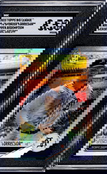 2023 Topps Big League Silver Foil Spencer Torkelson #WR-78 /199 SGC 8.5