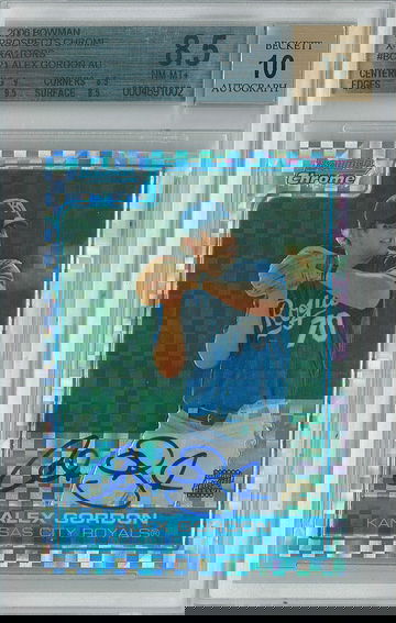 2006 Bowman Alex Gordon #BC221 BGS 8.5 Auto 10