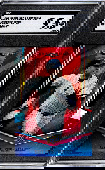 2008 Upper Deck Spectrum #63 Derek Jeter Red /99 SGC 9.5