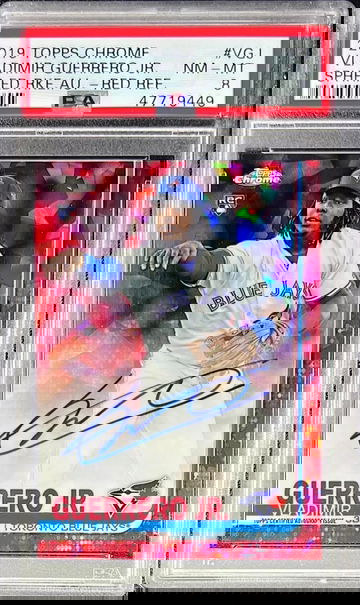 2019 Topps Chrome Vladimir Guerrero Jr. Sapphire Edition Rookie Auto Red Refractor /5