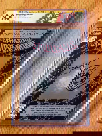 AMAZING SPIDER-MAN #365 CGC SS 9.8 signed sketch Mark Bagley Signature Series