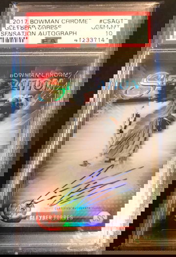 Gleyber Torres Bowman Chrome Sensation #'d /99