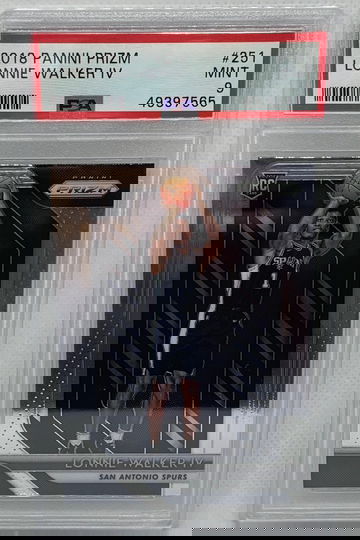 Lonnie Walker IV 2018 Panini Prizm PSA 9