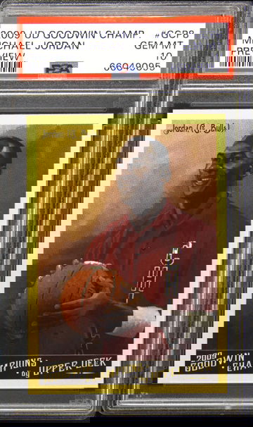 FRESH SLAB 2009 Upper Deck Goodwin Champions Preview #GCP8 Michael Jordan PSA 10 Gem Mint