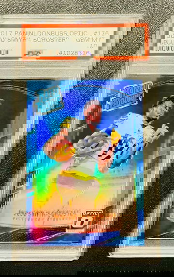 2017 Donruss Optic JuJu Smith Schuster Prizm Blue /149 RC PSA 10 POP 14