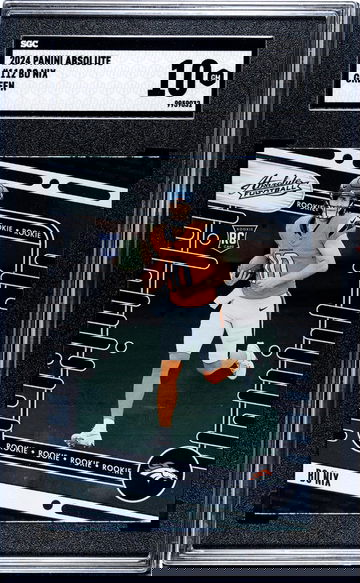 2024 Panini Absolute #112 Bo Nix Green SGC 10