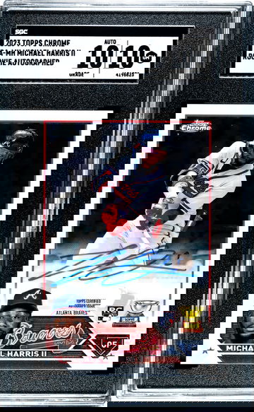 2023 Topps Chrome Michael Harris II #RA-MH RK. Auto. SGC 10