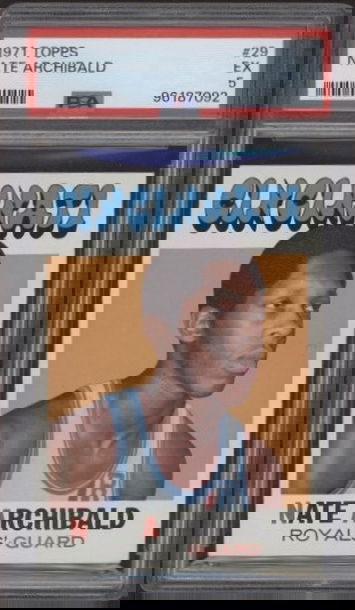 1971 Topps Nate Archibald RC PSA 5