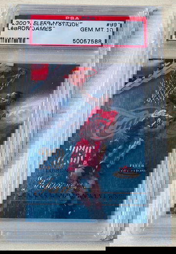 2003-04 Fleer Mystique LeBron James PSA 10