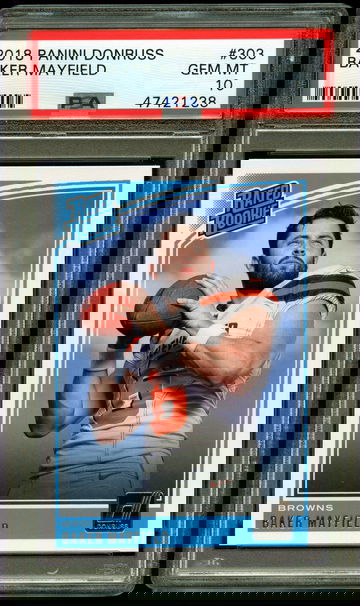 Baker Mayfield - Donruss RC #303 PSA 10