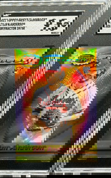 2021 Finest Flashbacks GOLD REFRACTOR SSP RC Ian Anderson #171 /50 SGC 9.5!