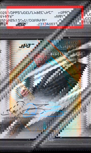 2024 Topps Gold Label UFC Golden Greats Autographs Don Frye #DFR /199 PSA 9