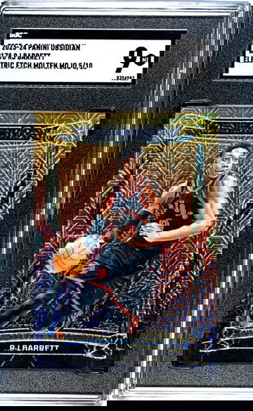 2023-24 Panini Obsidian Electric Etch RJ Barrett #178 /10 SGC 9